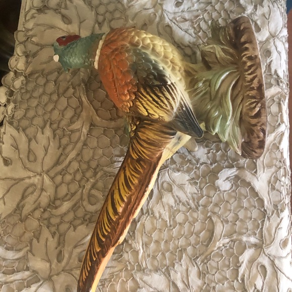 Vintage Hand-painted Ring-Necked Pheasants Bird Figurines Made in JAPAN - Picture 10 of 16